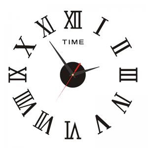 Acrylic 3D decorative wall stickers DIY clock bedroom/living room mirror silent wall clock