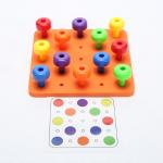 wholesale kid family theme building blocks plastic peg Board Set Toy