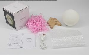 16 Colors Moon Lamp USB Rechargeable 16cm Remote control 3D Printing LED Night Light Moon Lamp