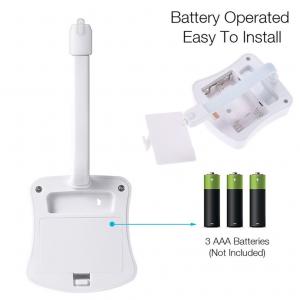 Battery powered 8 colors random switching motion sensor toilet bowl light, waterproof LED toilet night light