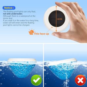 Solar Floating Pool Lights Color Changing Fish Pattern Swimming Pool Lights LED Pool Floating Fish Lights