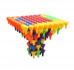 Kids educational peg toy plastic ABS 3D diy toy